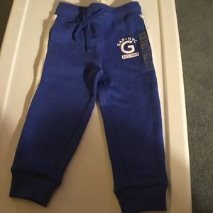 GAP NYC Boys Royal Blue/White Sweatpants Size 3Yr